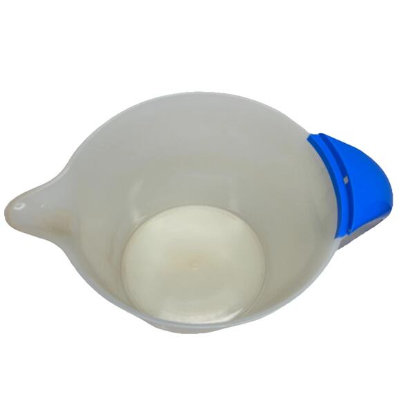 Mr Coffee Iced Tea 3 Quart TM70 Replacement Pitcher with Lid BLUE Oval Very Nice - Picture 3 of 4